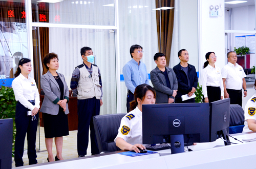 市文明辦領(lǐng)導對集團全國文明城市創(chuàng)建工作給予肯定